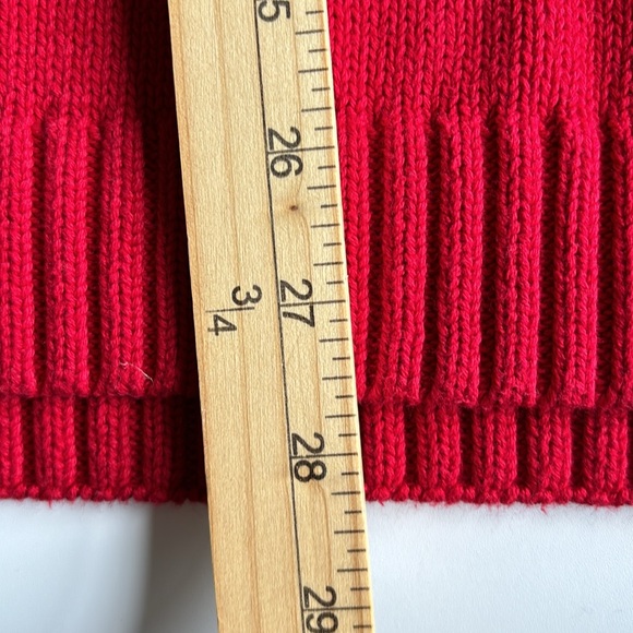 Vintage Chaps Ralph Lauren Color Block V-Neck Cotton Sweater - Picture 7 of 9